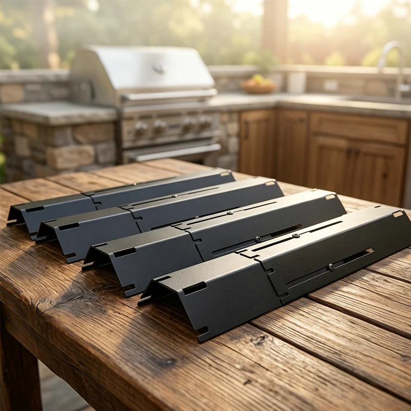 Grill Plate Adjustable Even Heat Porcelain Coated Steel