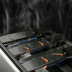 Grill Plate Adjustable Even Heat Porcelain Coated Steel