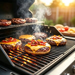 Grill Plate Porcelain-Coated Steel Adjustable 11.8–20.9 Inches