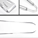 Grill Tool Set Stainless Steel Heat-Resistant With Carrying Bag