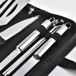 Grill Tool Set Stainless Steel Heat-Resistant With Carrying Bag