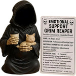 Grim Reaper Figurine Gothic Hand-Painted Resin