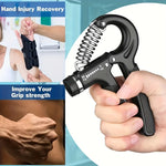 Grip Trainer Adjustable 11 To 132 Lbs Ergonomic Grip