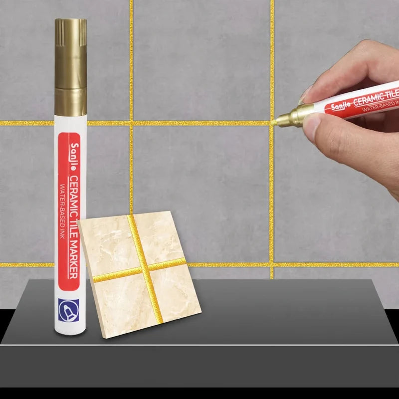 Grout Pen Waterproof Quick-Drying Formula