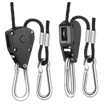Grow Light Hangers Adjustable Height & Locking 2-Pack