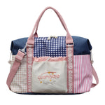 Gym Bag Shoe Compartment Adjustable Straps Durable Fabric