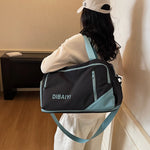 Gym Bag Water-Resistant Shoe Compartment Padded Straps
