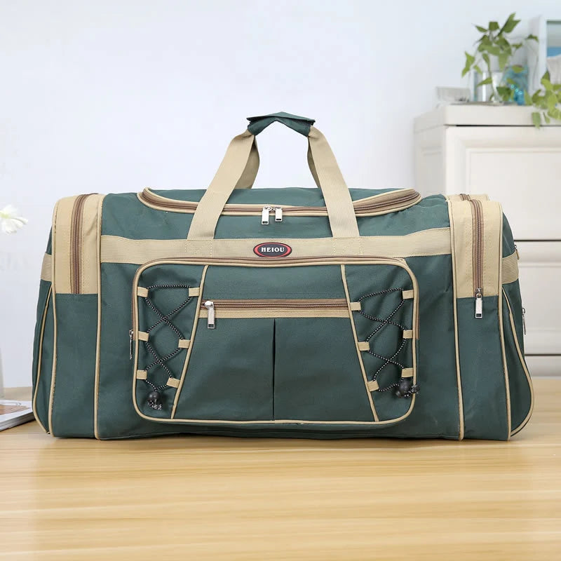 Gym Duffel Bag Large Capacity Multiple Pockets & Adjustable Strap