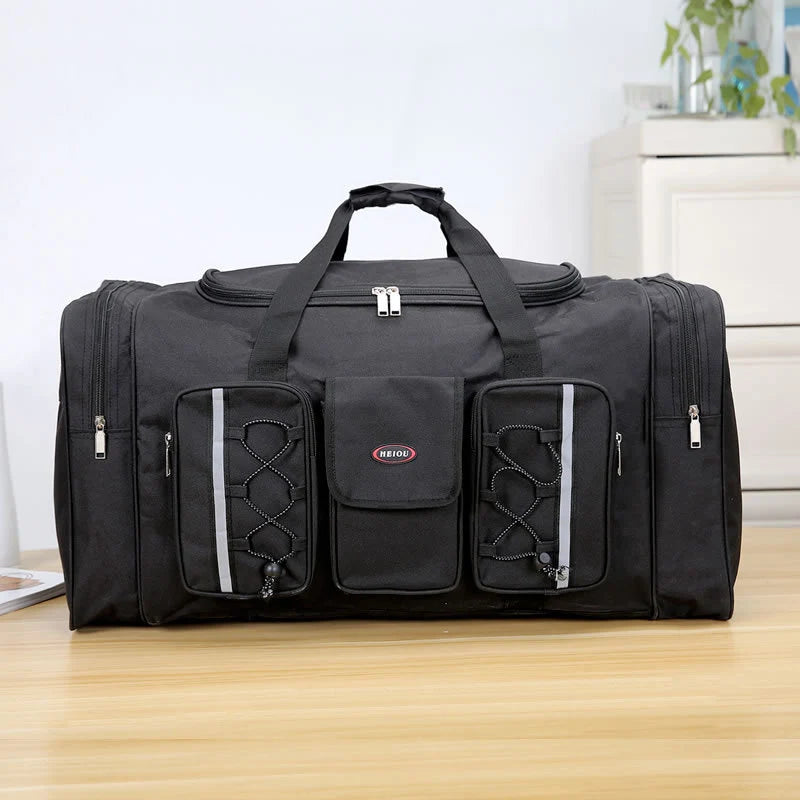 Gym Duffel Bag Large Capacity Multiple Pockets & Adjustable Strap
