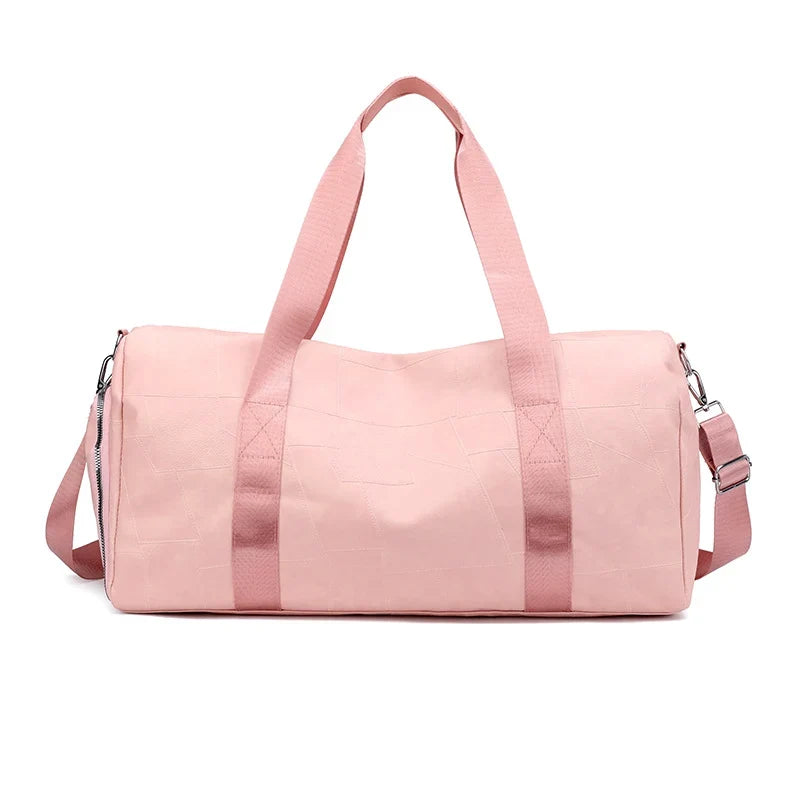 Gym Duffel Bag Large Capacity Shoe & Wet Pockets