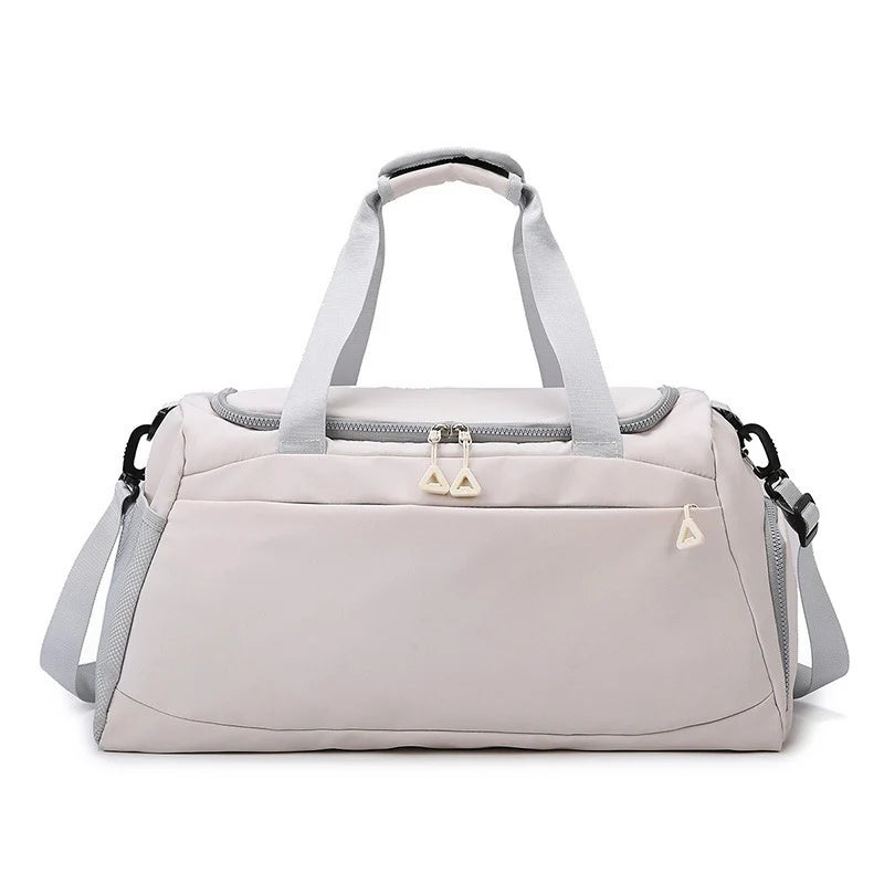 Gym Duffel Bag Large Capacity Zippered Pockets