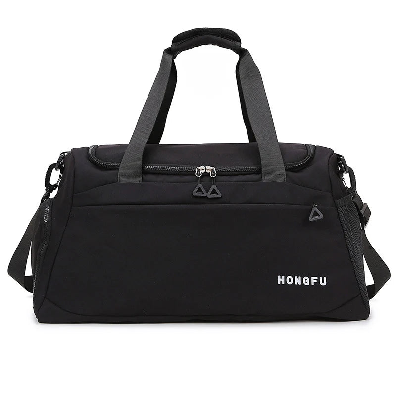 Gym Duffel Bag Large Capacity Zippered Pockets