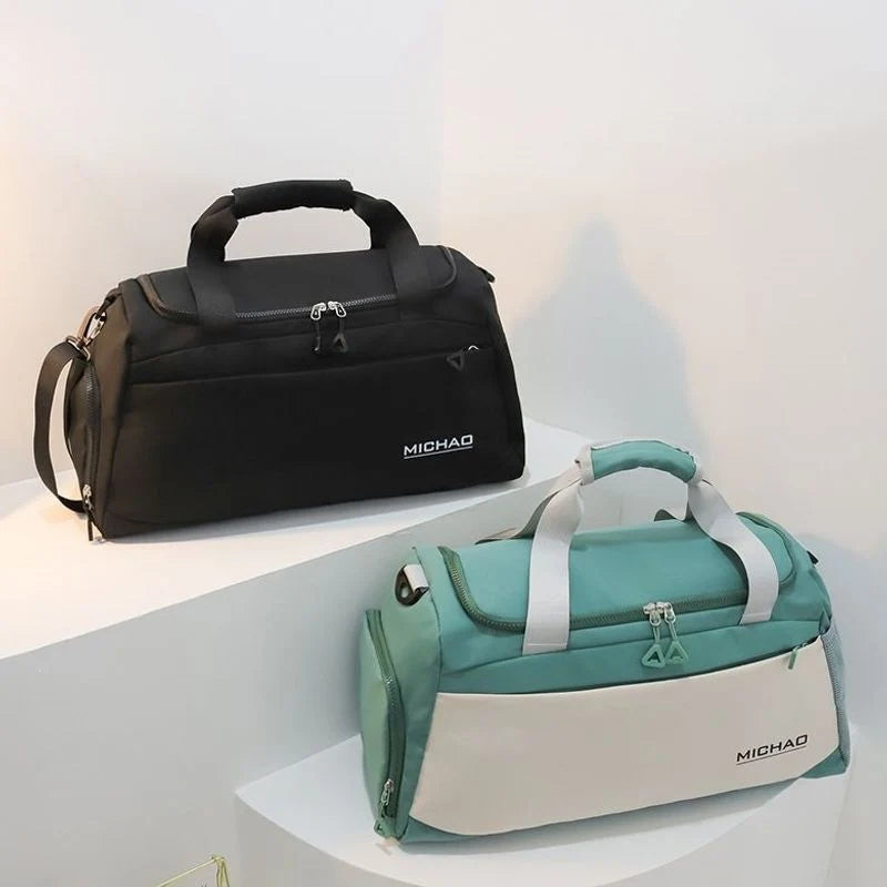 Gym Duffel Bag Spacious Water-Resistant Removable Strap
