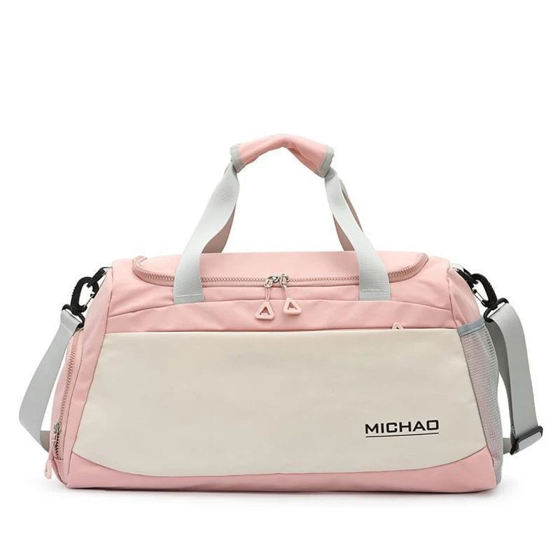 Gym Duffel Bag Spacious Water-Resistant Removable Strap