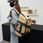Gym Duffel Bag Tear Resistant Fabric Multiple Pockets
