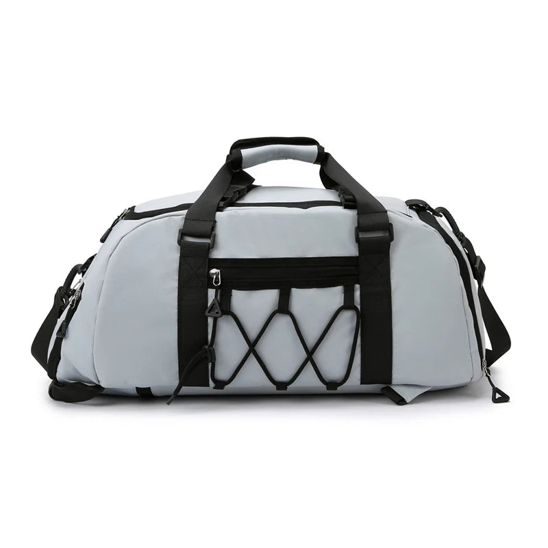 Gym Duffel Bag Tear Resistant Fabric Multiple Pockets