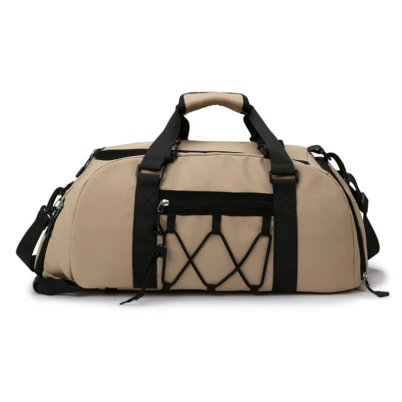 Gym Duffel Bag Tear Resistant Fabric Multiple Pockets