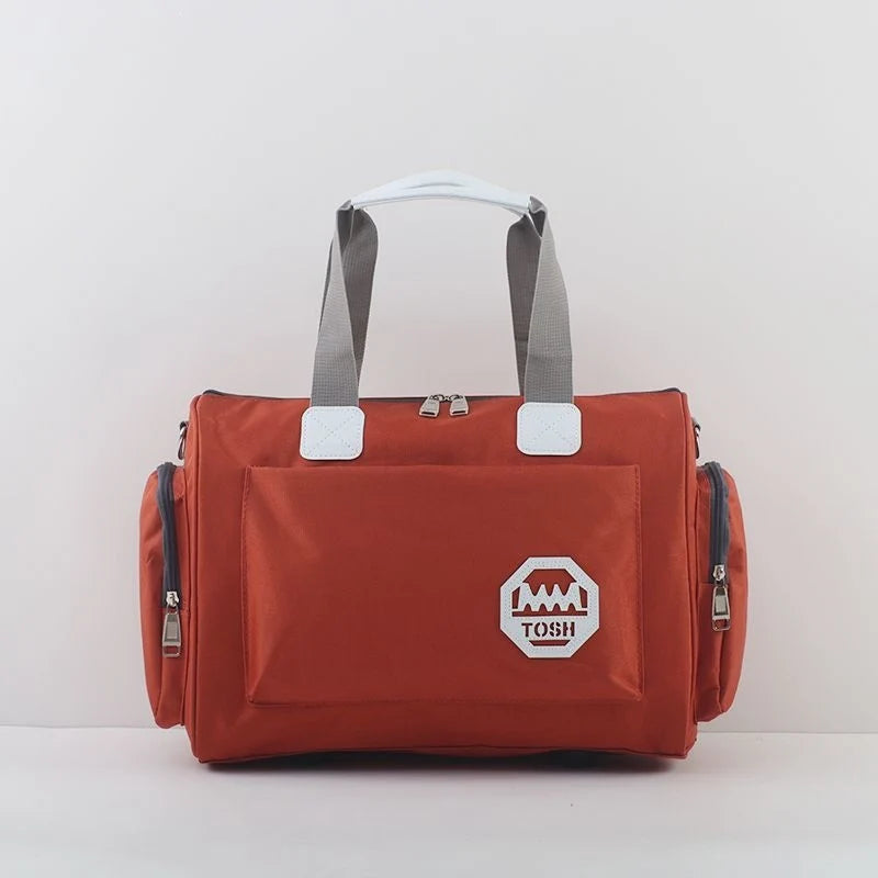 Gym Duffel Bag Water-Resistant Multi-Pocket Padded & Adjustable Strap
