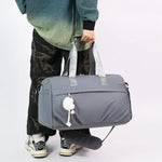 Gym Duffel Bag Water-Resistant Multiple Compartments Adjustable Shoulder Strap