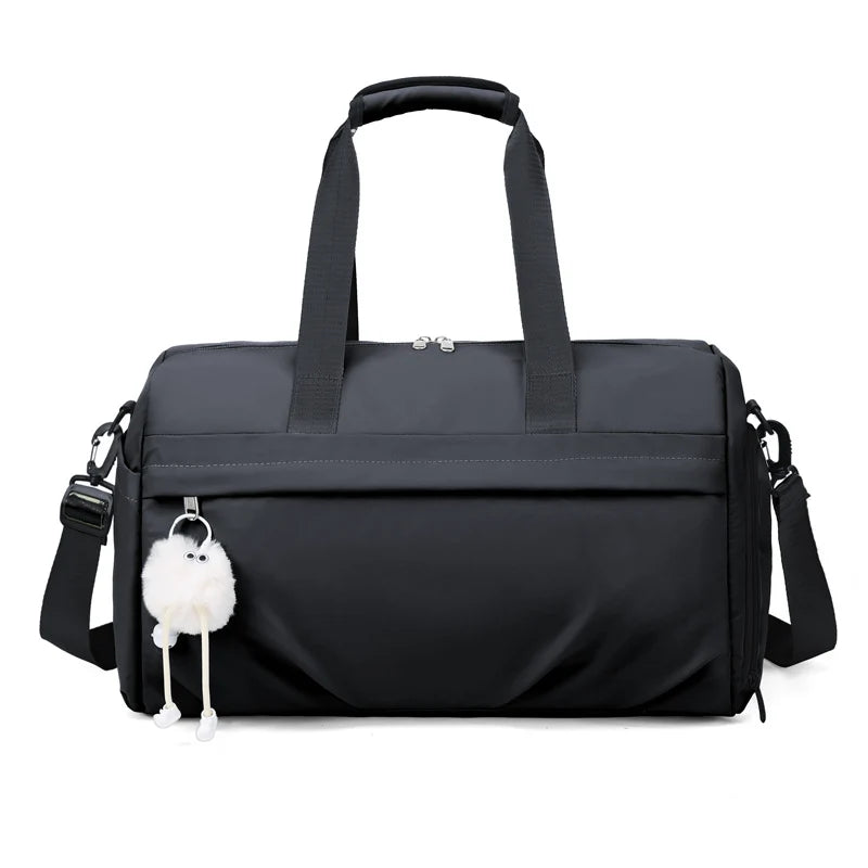 Gym Duffel Bag Water-Resistant Multiple Compartments Adjustable Shoulder Strap