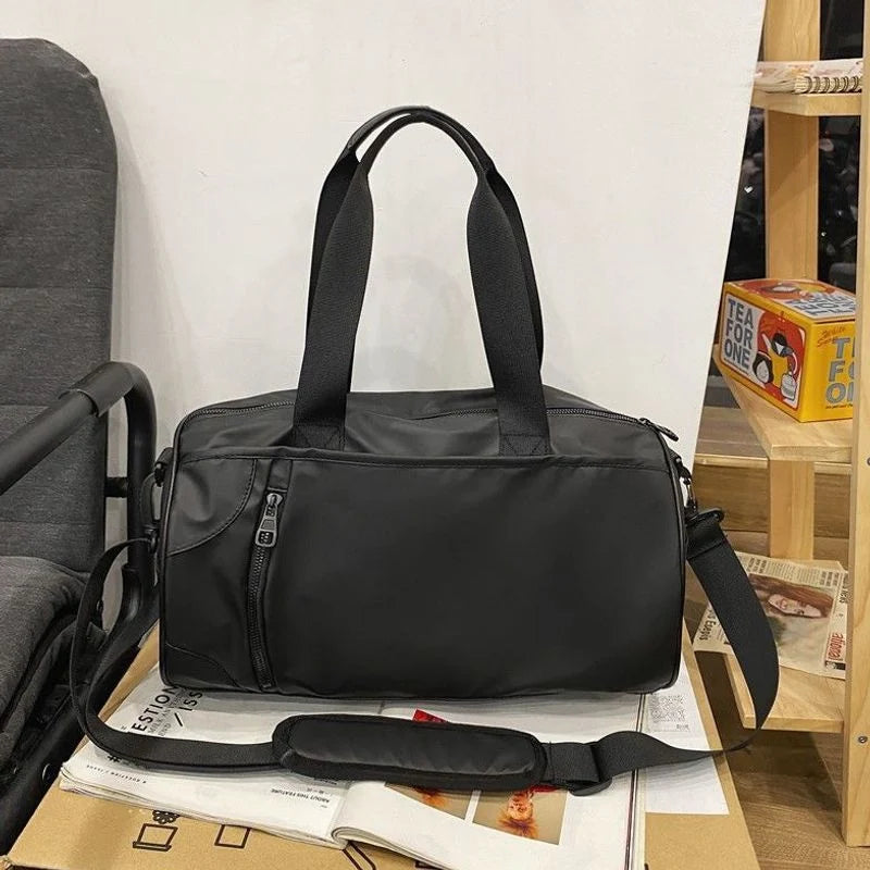 Gym Duffel Bag Water-Resistant Multiple Pockets & Detachable Strap
