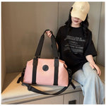 Gym Duffel Bag Water-Resistant Multiple Pockets & Padded Strap