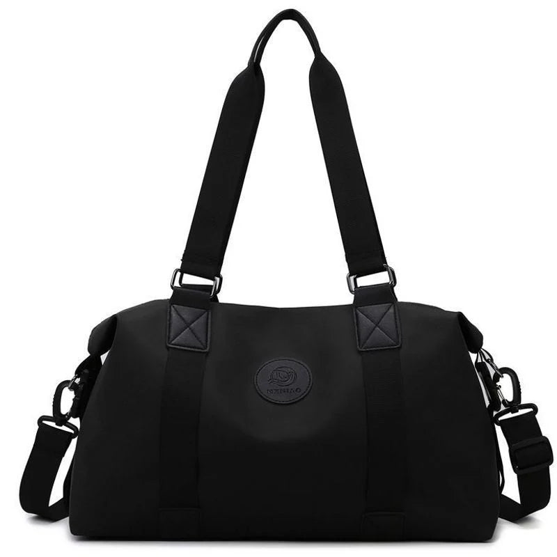 Gym Duffel Bag Water-Resistant Multiple Pockets & Padded Strap