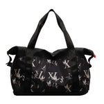 Gym Duffel Bag Wear-Resistant Fabric Shoe Compartment Padded Straps