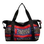 Gym Duffel Bag Wear-Resistant Fabric Shoe Compartment Padded Straps