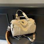 Gym Duffle Bag Tear-Resistant Fabric Multiple Pockets