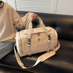 Gym Duffle Bag Water-Resistant Multiple Compartments & Detachable Strap