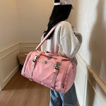 Gym Duffle Bag Water-Resistant Multiple Compartments & Detachable Strap