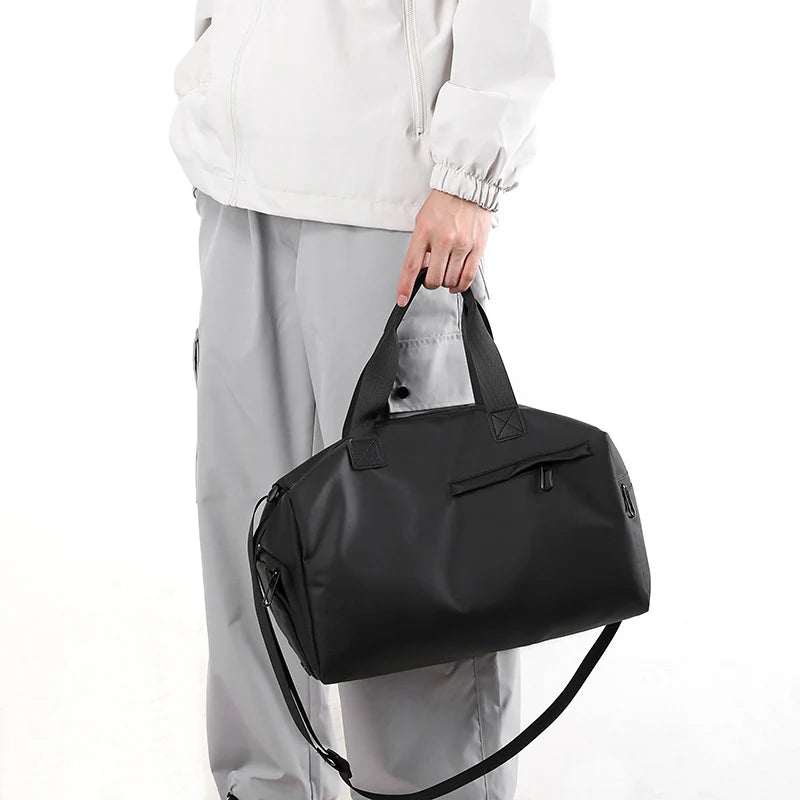 Gym Duffle Bag Waterproof Fabric Spacious Interior & Adjustable Strap