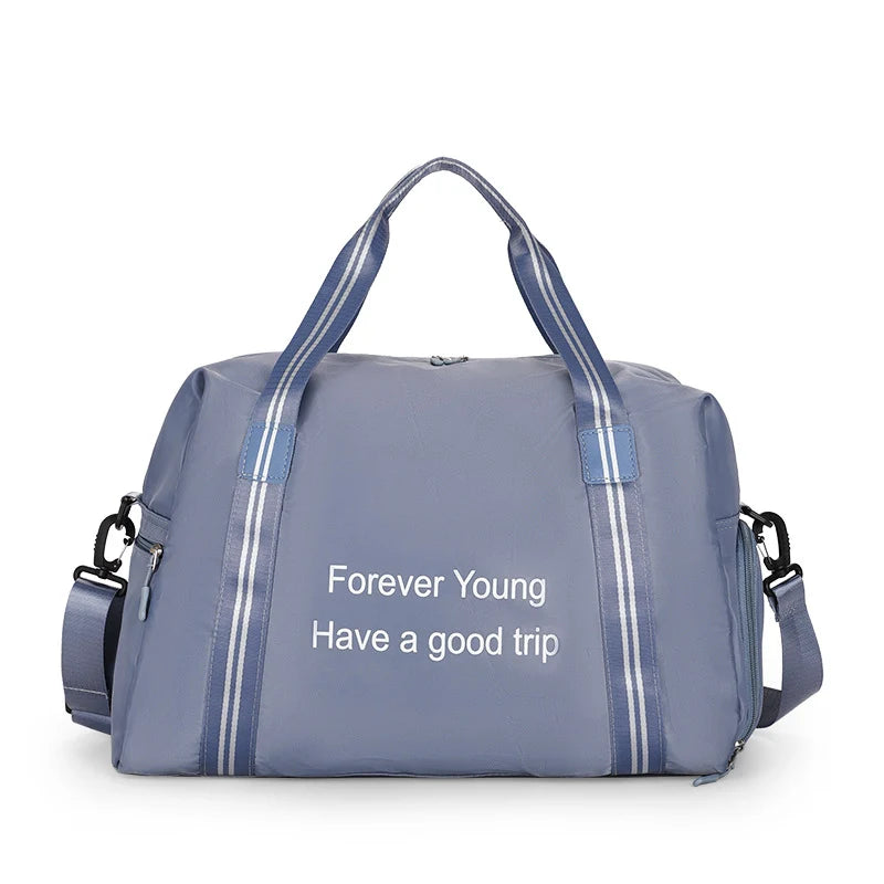 Gym Tote Bag Large Capacity Tear-Resistant Fabric & Padded Straps