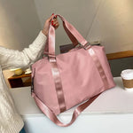 Gym Tote Water-Resistant Multiple Pockets Padded Adjustable Straps