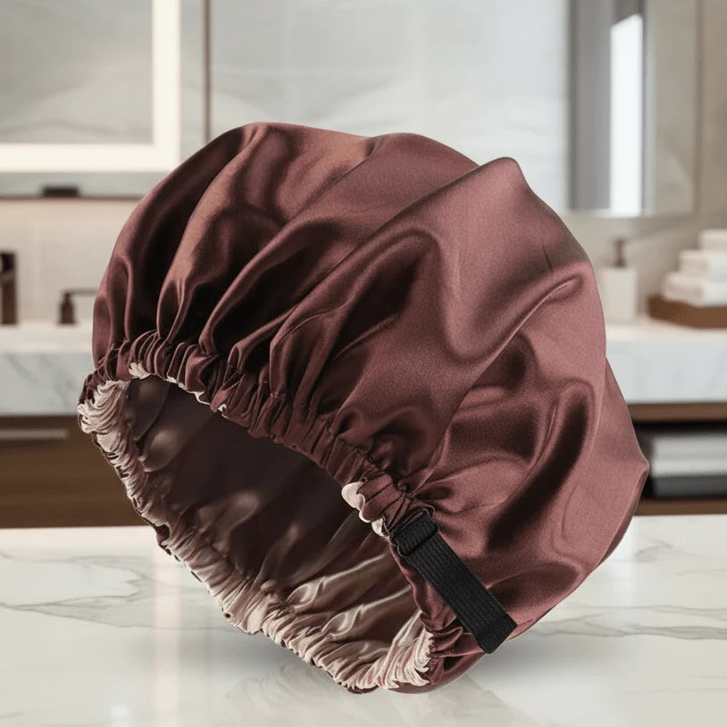 Hair Bonnet Satin Breathable Elastic Fit