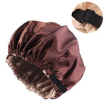 Hair Bonnet Satin Breathable Elastic Fit