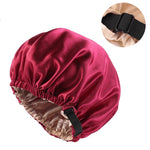 Hair Bonnet Satin Breathable Elastic Fit