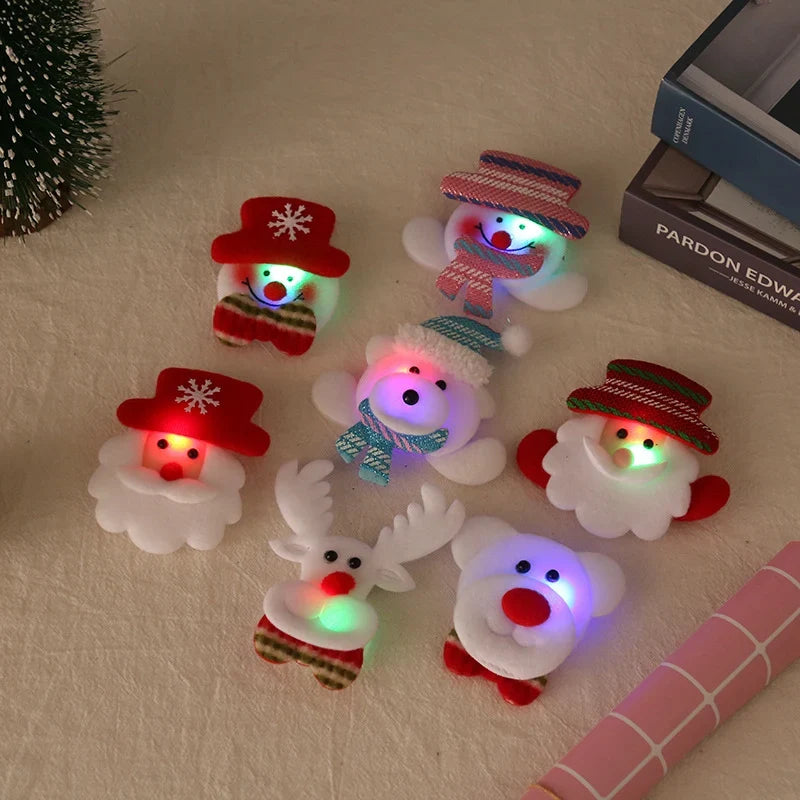 Hair Clip Handcrafted Felt & Battery-Operated LED