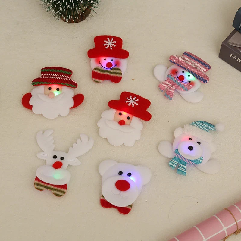 Hair Clip Handcrafted Felt & Battery-Operated LED