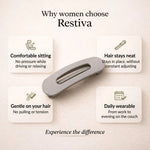 Hair Clip Slim Flat Design Comfortable All-Day Hold