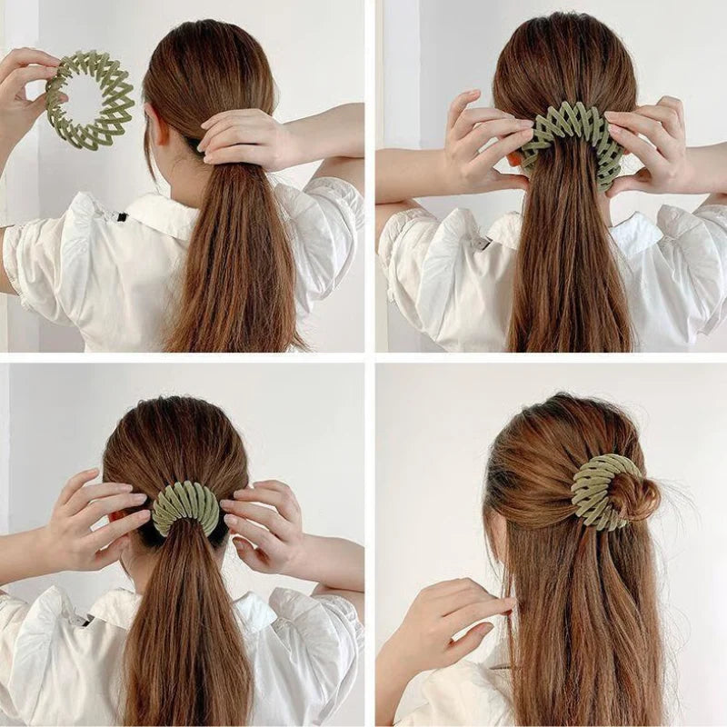 Hair Clip Twist-and-Snap Gentle Secure Hold