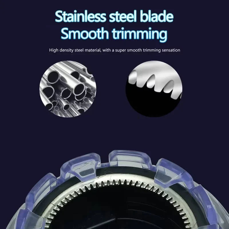 Hair Clipper 360-Degree Rotating Head Stainless Steel Blades