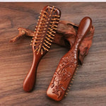 Hair Comb Sandalwood Antistatic Scalp Massage