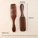 Hair Comb Sandalwood Antistatic Scalp Massage
