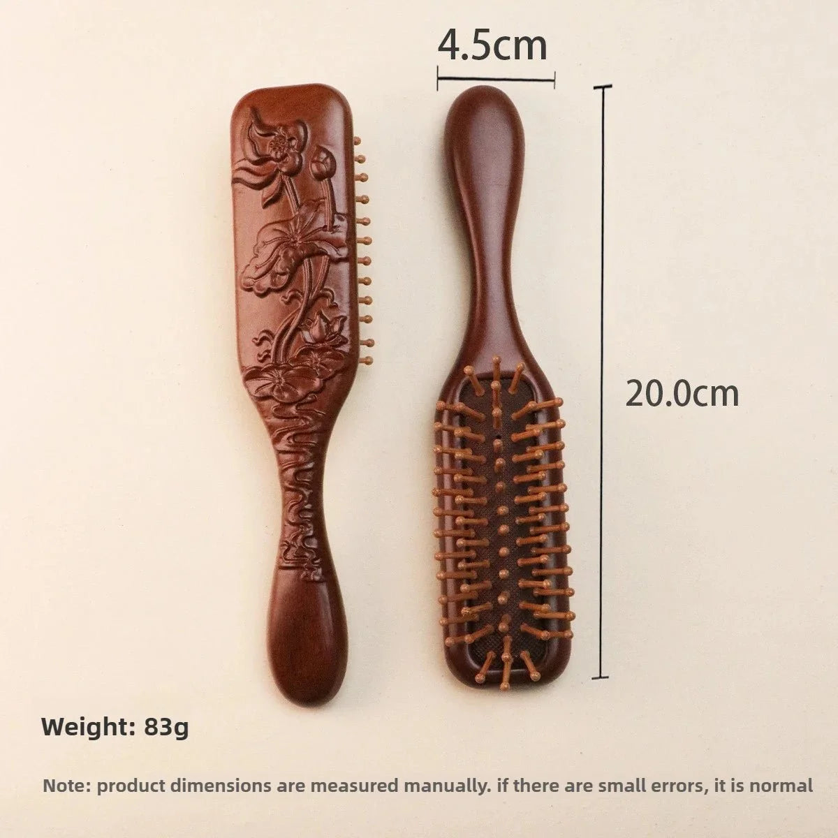 Hair Comb Sandalwood Antistatic Scalp Massage