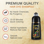 Hair Dye Shampoo 3-in-1 Ammonia-Free Gray Coverage
