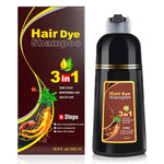 Hair Dye Shampoo 3-in-1 Ammonia-Free Gray Coverage