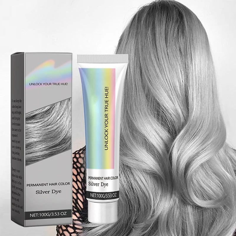 Hair Dye Silver Ammonia-Free Aloe & Plant Extracts