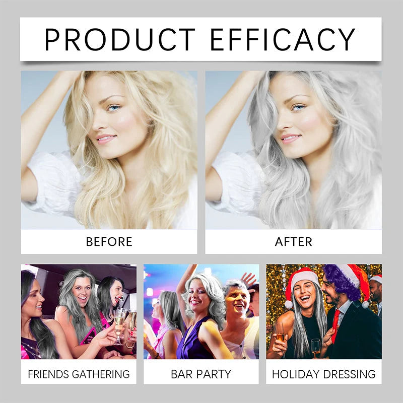 Hair Dye Silver Ammonia-Free Aloe & Plant Extracts